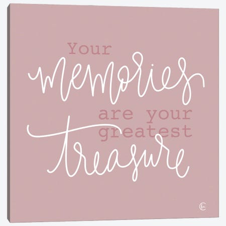 Your Memories Are Your Biggest Treasure Canvas Print #FMC92} by Fearfully Made Creations Canvas Art