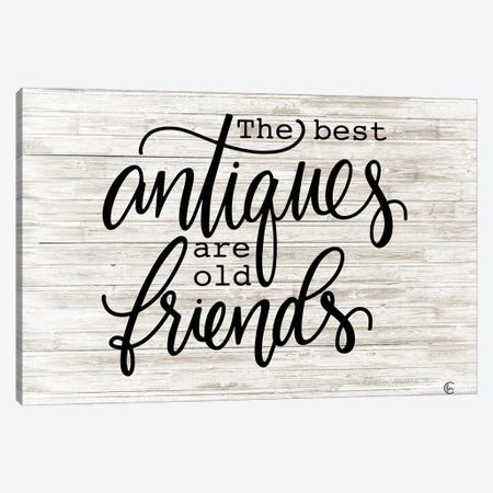Antique Friends Canvas Print #FMC93} by Fearfully Made Creations Canvas Artwork