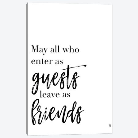 Guests And Friends Canvas Print #FMC98} by Fearfully Made Creations Canvas Art