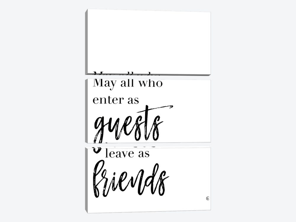 Guests And Friends by Fearfully Made Creations 3-piece Canvas Artwork