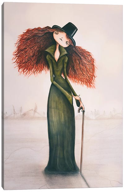 The Ice Queen Canvas Art Print - Femke Muntz
