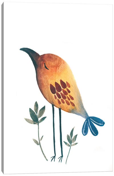 Bird Canvas Art Print - Femke Muntz