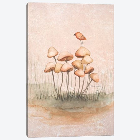 Mushrooms Canvas Print #FMM72} by Femke Muntz Canvas Art