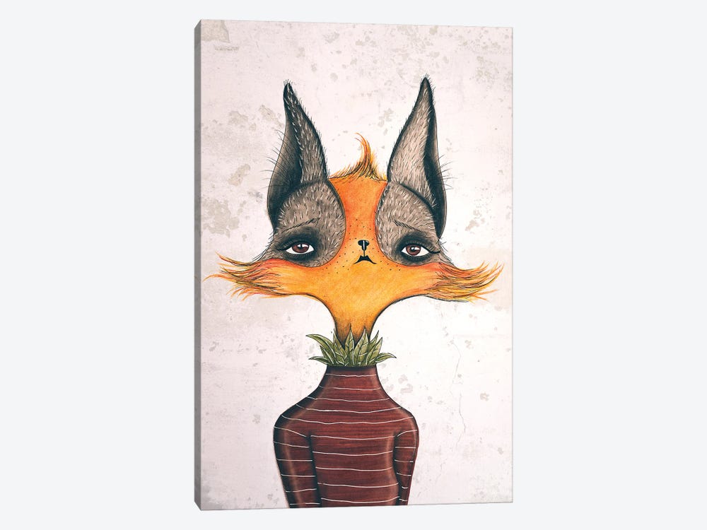 Mrs. Fox by Femke Muntz 1-piece Art Print