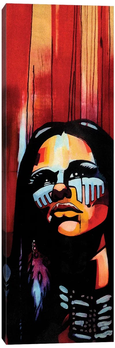 Native Queen Canvas Art Print - Indigenous & Native American Culture
