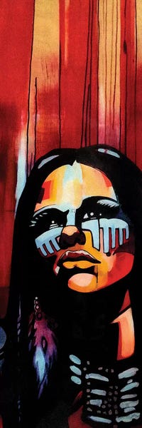 Native American Décor: Native Queen by Fernan Mora