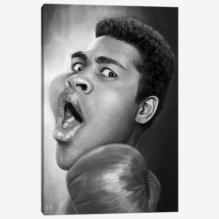 Muhammad Ali Canvas Print #FMZ28} by Fernando Méndez Canvas Art