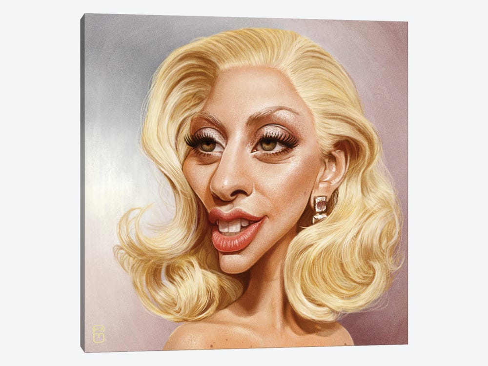 Lady Gaga by Fernando Méndez 1-piece Art Print
