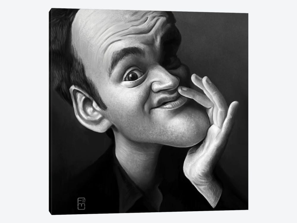 Quentin Tarantino by Fernando Méndez 1-piece Canvas Art Print