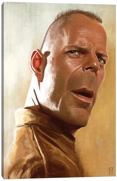 Bruce Willis Canvas Art Print