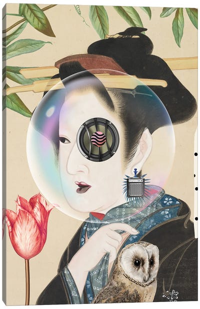 Voice Canvas Art Print - Geisha