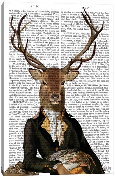 Deer In Chair Canvas Art Print - Costume Art