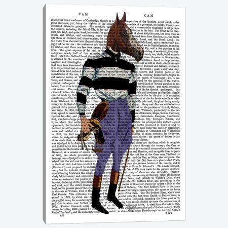 Horse Racing Jockey Canvas Print #FNK1105} by Fab Funky Canvas Art Print