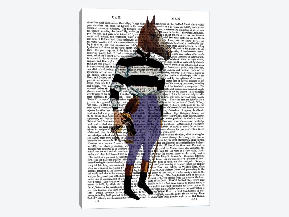 Horse Racing Jockey by Fab Funky 1-piece Art Print