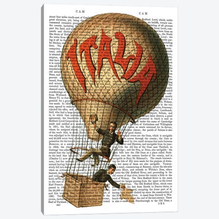 Italia Hot Air Balloon Canvas Print #FNK1122} by Fab Funky Canvas Art