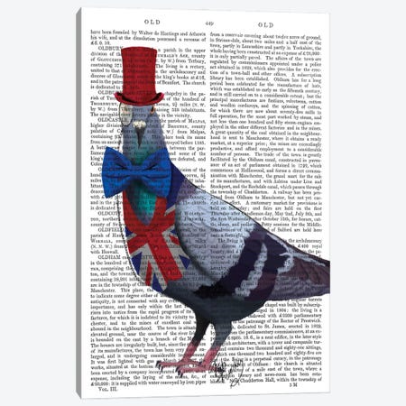 London Pigeon Canvas Print #FNK1144} by Fab Funky Art Print