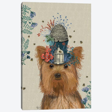 Yorkshire Terrier II Canvas Print #FNK114} by Fab Funky Canvas Print