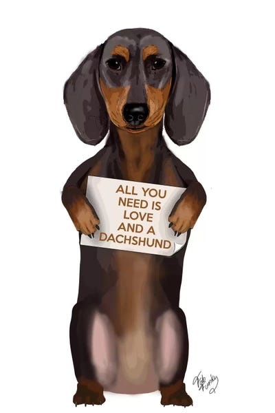 Dachshunds: Dachshund by Fab Funky