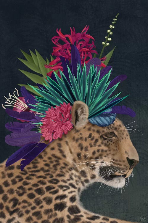 Hot House Leopard 1 by Fab Funky wall art