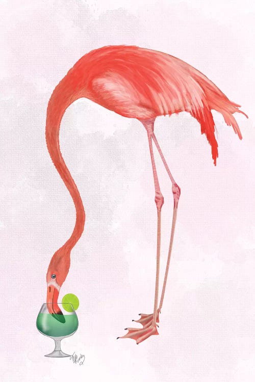 Flamingo and Cocktail II-I