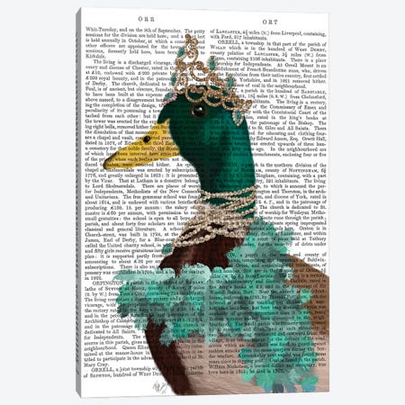 The Right Honourable Lady D II Canvas Print #FNK1540} by Fab Funky Canvas Art