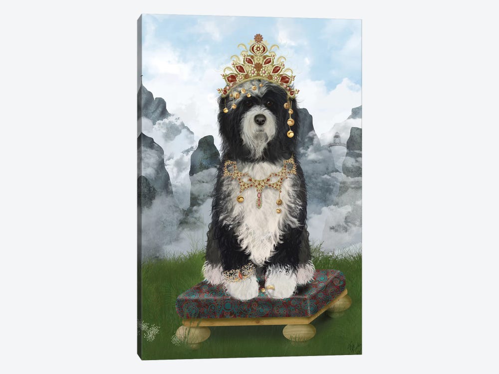 Tibetan Tibetan I by Fab Funky 1-piece Canvas Artwork