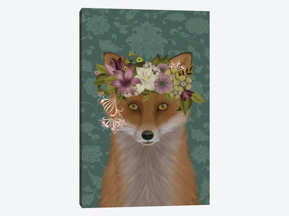 Fox Bohemian by Fab Funky 1-piece Canvas Print