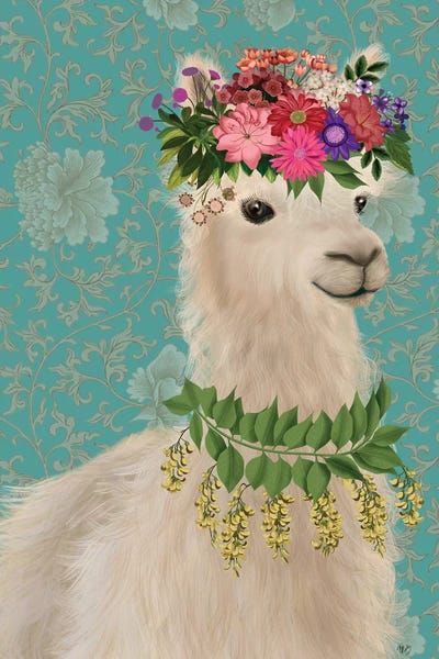 Llamas: Llama Bohemian 2 by Fab Funky
