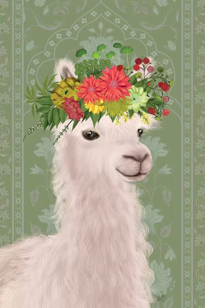 Llamas: Llama Bohemian 4 by Fab Funky