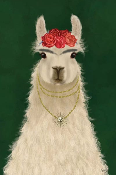 Llamas: Llama F by Fab Funky