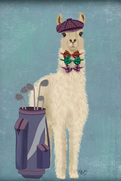 Golf: Llama Golfing by Fab Funky