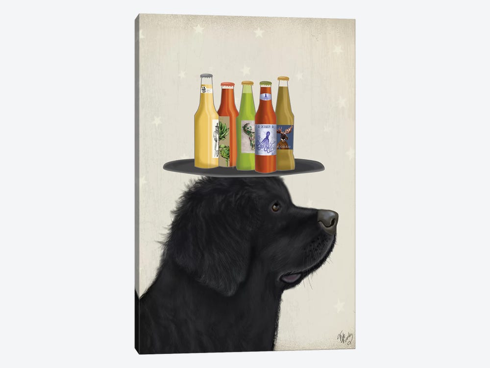 Newfoundland Beer Lover by Fab Funky 1-piece Canvas Print
