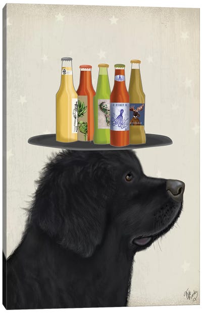Newfoundland Beer Lover Canvas Art Print