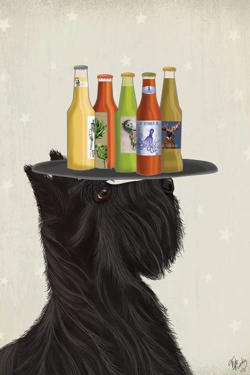 Scottish Terrier Beer Lover