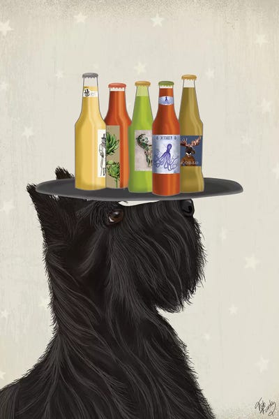 Scottish Terriers: Scottish Terrier Beer Lover by Fab Funky