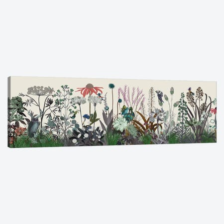 Wildflower Bloom Canvas Print #FNK1916} by Fab Funky Canvas Wall Art