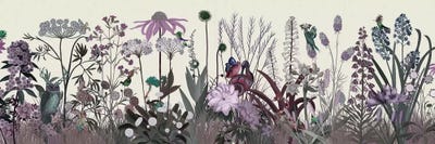 Wildflower Blush by Fab Funky multi panel art