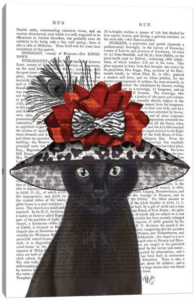 Cat With Fabulous Hat I Canvas Art Print - Fab Funky