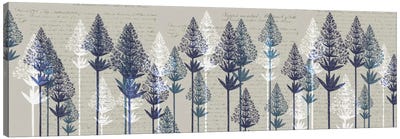 Leafy Pines I Canvas Art Print - Evergreen Tree Art
