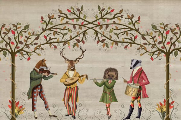 Foxes: Minstrel Group by Fab Funky