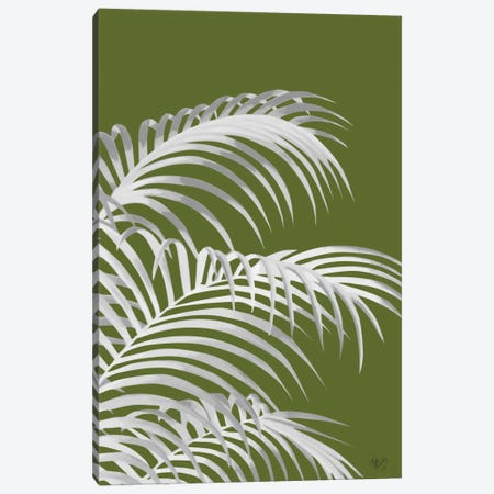 Palm Leaf IV Canvas Print #FNK388} by Fab Funky Art Print