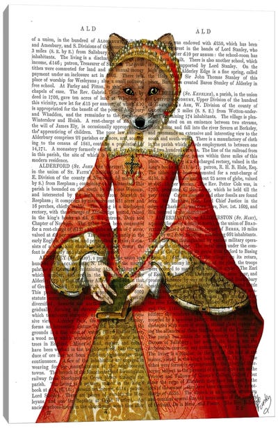 Fox Queen Canvas Art Print - Prints Charming