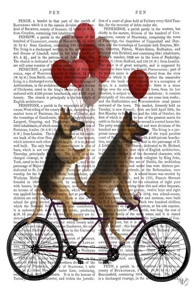 German Shepherds: German Shepherd Tandem, Print BG by Fab Funky