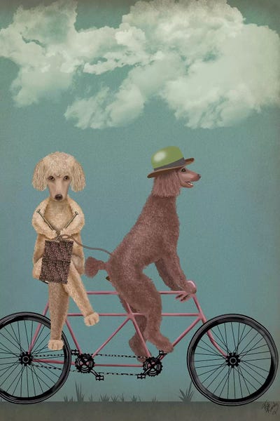Poodles: Poodle Tandem by Fab Funky