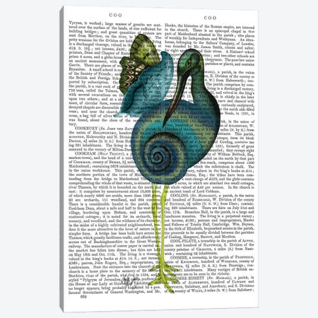 Snail Bird Canvas Print #FNK839} by Fab Funky Canvas Art Print