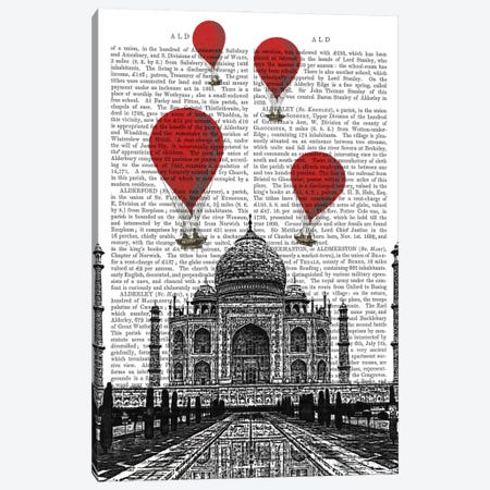 Taj Mahal Canvas Print #FNK83} by Fab Funky Art Print