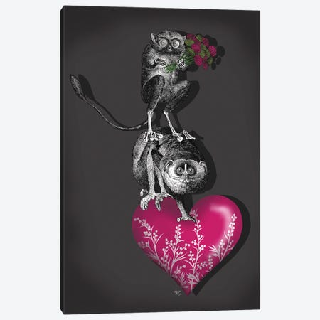 We Brought You Flowers Canvas Print #FNK861} by Fab Funky Canvas Artwork