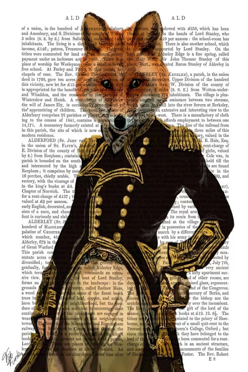Admiral Fox, Print BG