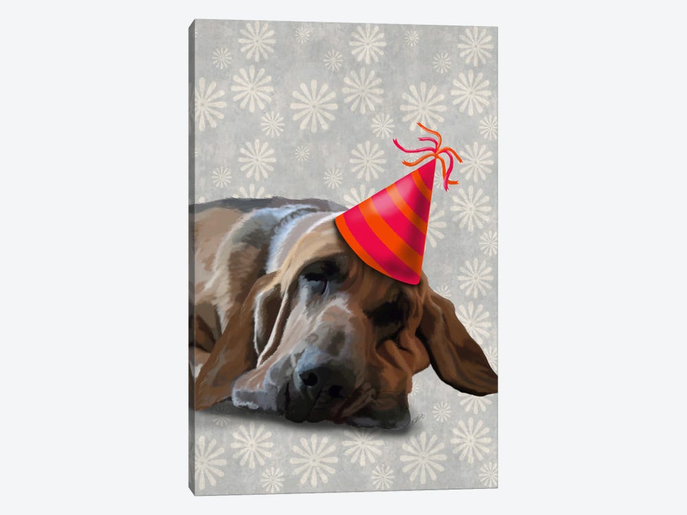 Bloodhound After The Party 1-piece Canvas Art