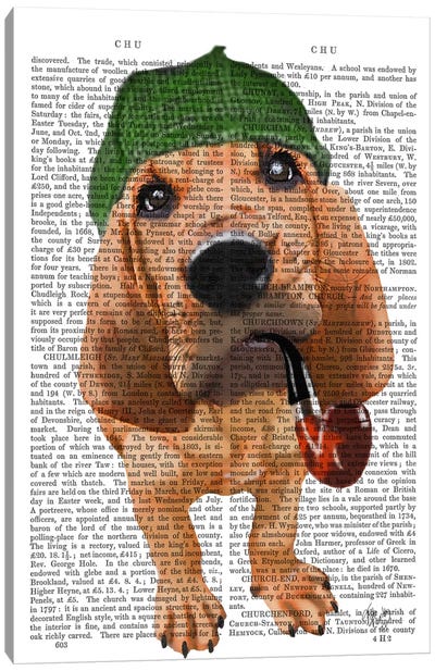 Bloodhound Sherlock Holmes II Canvas Art Print